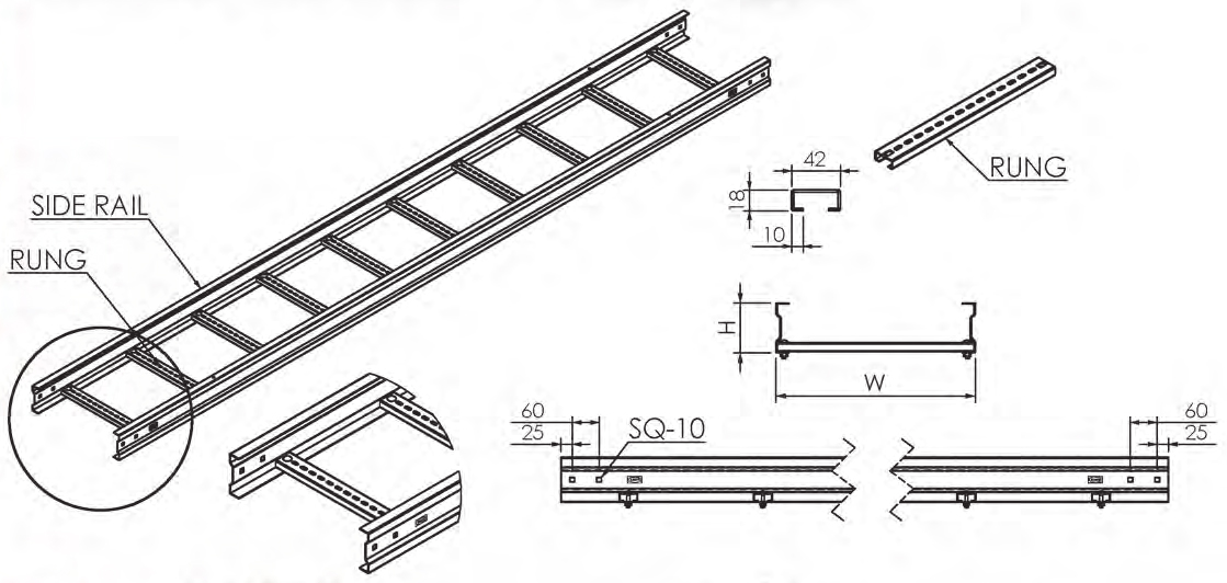 Cable Ladder-TQR Type